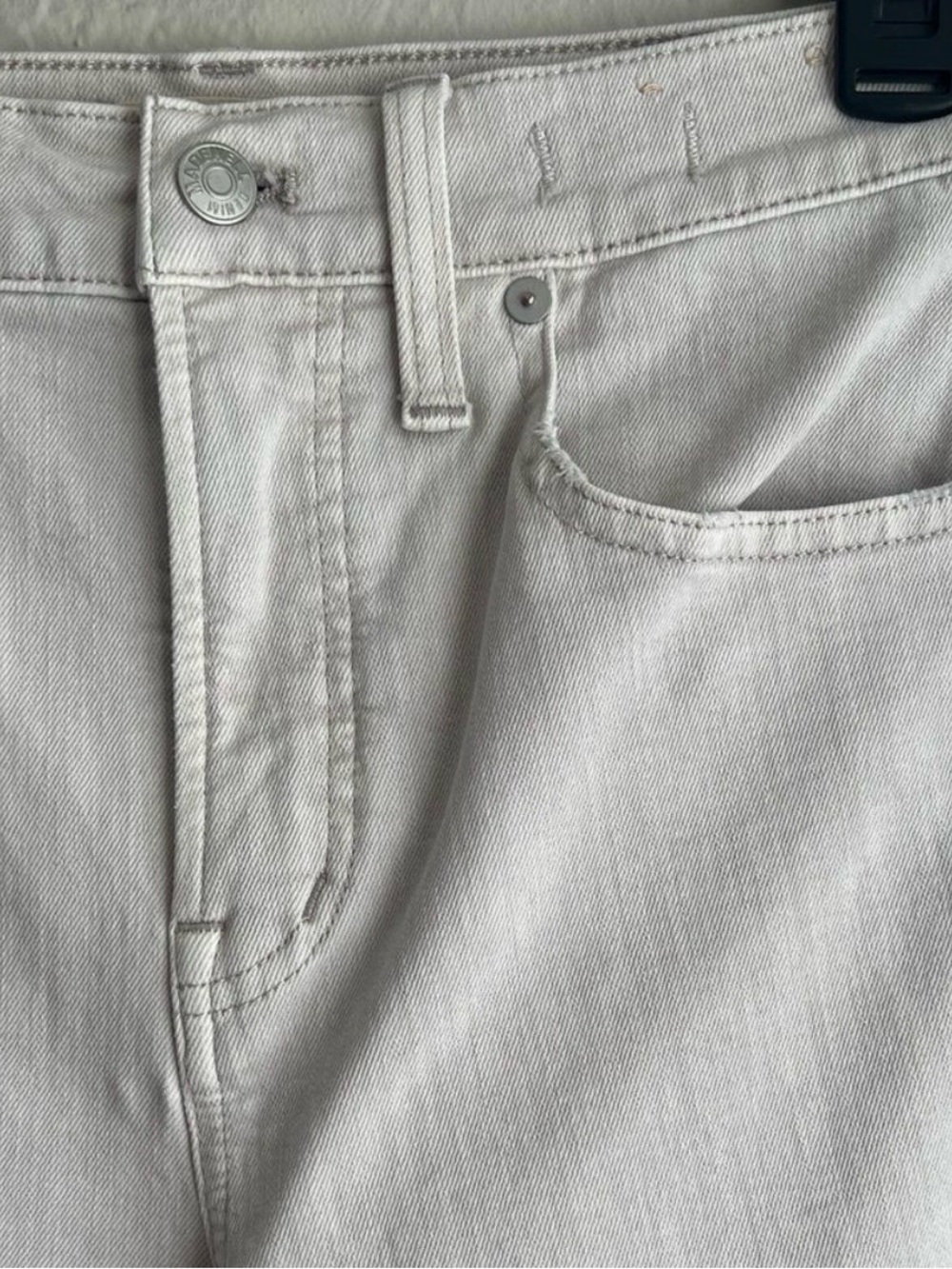 Madewell Perfect Vintage Wide-Leg Crop in Stone Denim - Picture 6 of 7
